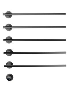 Полотенцесушитель электрический встраиваемый Wonzon & Woghand Dortmund WW-A365-GM 58x70 см с внутренней частью тёмный графит